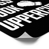 Jab Cross Hook Uppercut Boxer Workout Kickboksen Poster (Hoek)