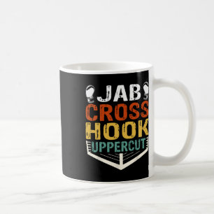 Jab Cross Hook Uppercut Boxer Workout Mannen Vrouw Koffiemok