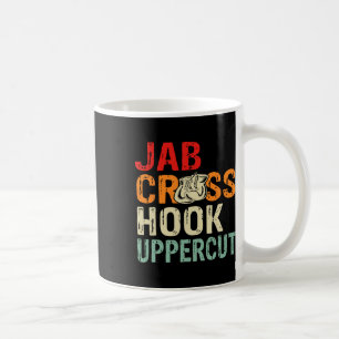 Jab Cross Hook Uppercut Boxer Workout Mannen Vrouw Koffiemok