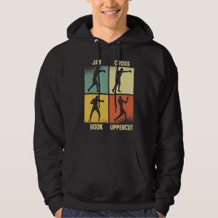 Jab Cross Hook Uppercut Boxing Handschoenen Boxer Hoodie