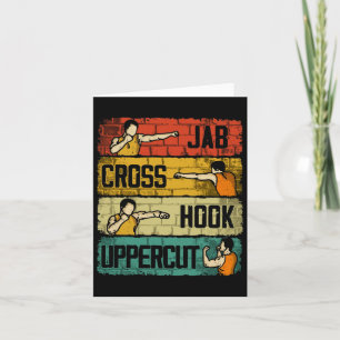 Jab Cross Hook Uppercut Boxing Kaart