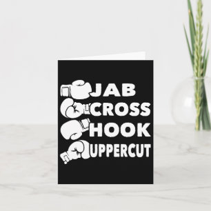 Jab Cross Hook Uppercut - Boxing Lover Gym Boxer K Kaart