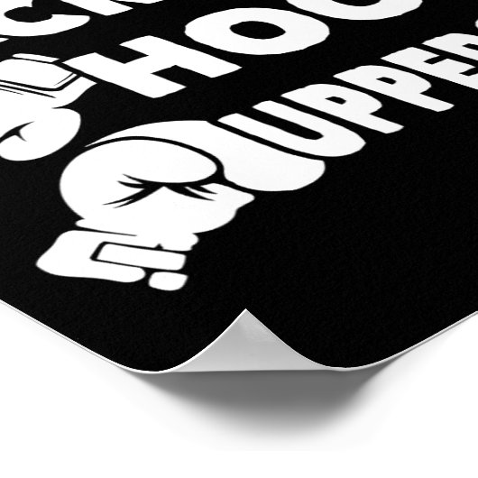 Jab Cross Hook Uppercut - Boxing Lover Gym Boxer K Poster (Hoek)