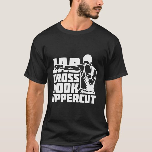 Jab Cross Hook Uppercut T-shirt (Voorkant)