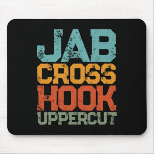 Jab Cross Hook Uppercut Vrouwen en Mannen Shirt Gr Muismat