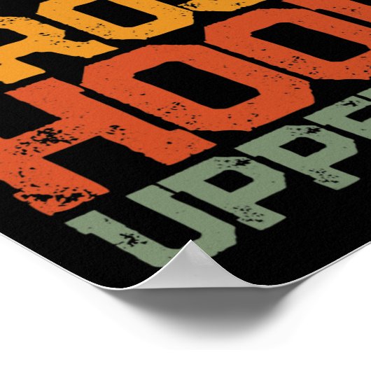 Jab Cross Hook Uppercut Vrouwen en Mannen Shirt Gr Poster (Hoek)