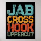 Jab Cross Hook Uppercut Vrouwen en Mannen Shirt Gr Poster (Voorkant)