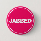 Jabbed Button (Hot Pink) (Voorkant)