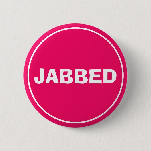 Jabbed Button (Hot Pink) (Voorkant)