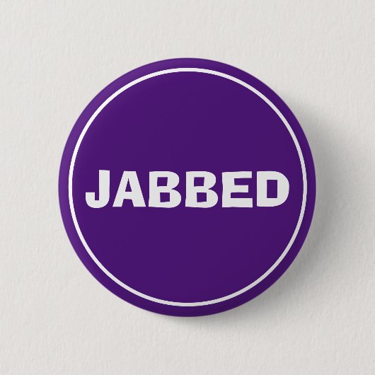 Jabbed Button (koninklijk Paars) (Voorkant)