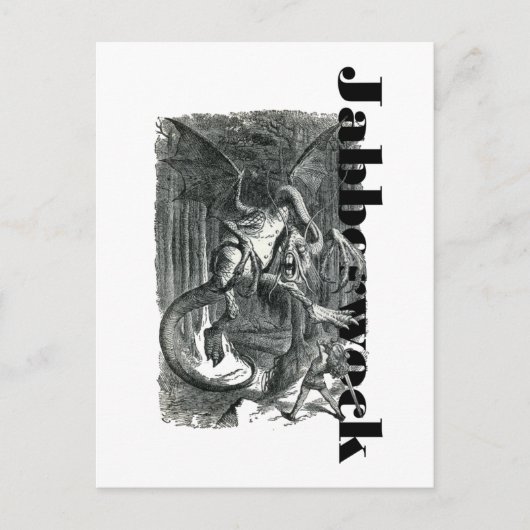 Jabberwock Briefkaart (Voorkant)