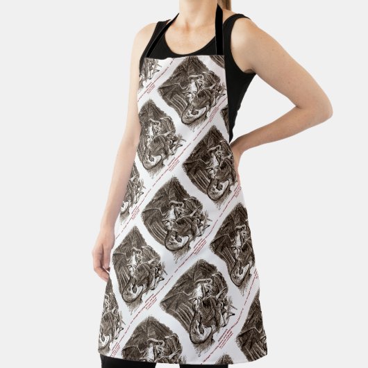 Jabberwock door het kijkende glas John Tenniel Schort (Insitu)