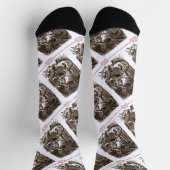 Jabberwock door het kijkende glas John Tenniel Sokken (Top)