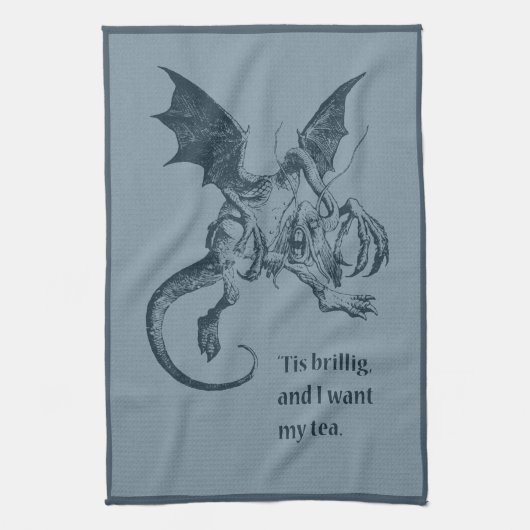 Jabberwock Kitchen Towel Theedoek (Verticaal)