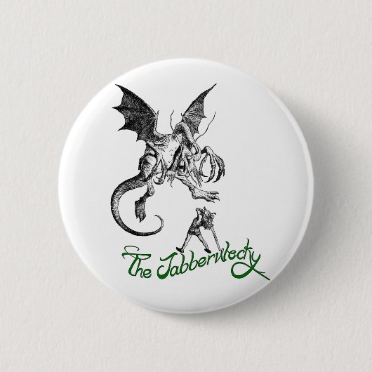 jabberwock ronde button 5,7 cm (Voorkant)