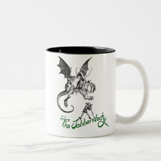 jabberwock tweekleurige koffiemok