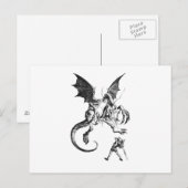 Jabberwocky Briefkaart (Voorkant / Achterkant)