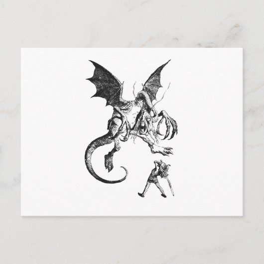 Jabberwocky Briefkaart (Voorkant)