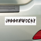 Jabberwocky Bumpersticker (Op auto)