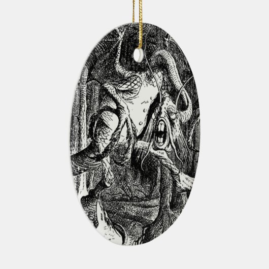Jabberwocky Keramisch Ornament (Rechts)