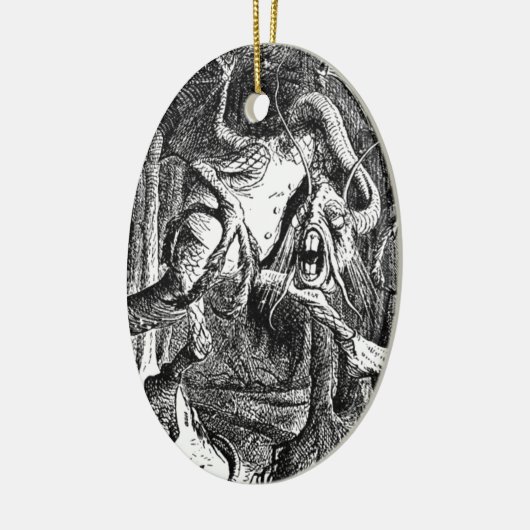 Jabberwocky Keramisch Ornament (Links)