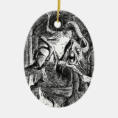 Jabberwocky Keramisch Ornament (Voorkant)
