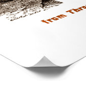 Jabberwocky (Lewis Carroll through zien Glass) Poster (Hoek)