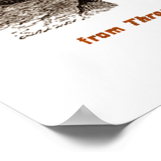 Jabberwocky (Lewis Carroll through zien Glass) Poster (Hoek)