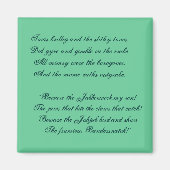 Jabberwocky Magnent Magneet (Voorkant)