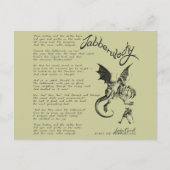 Jabberwocky Poem Briefkaart (Voorkant)