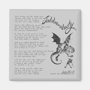 Jabberwocky Poem Magneet
