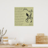 Jabberwocky Poem Poster (Keuken)