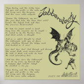 Jabberwocky Poem Poster (Voorkant)