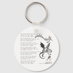 Jabberwocky Poem Sleutelhanger