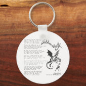 Jabberwocky Poem Sleutelhanger (Voorkant)