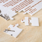 Jabberwocky Poem van Lewis Carroll Legpuzzel (Zijkant)