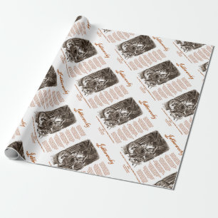 Jabberwocky Poem van Lewis Carroll (Zwarte Adder) Cadeaupapier