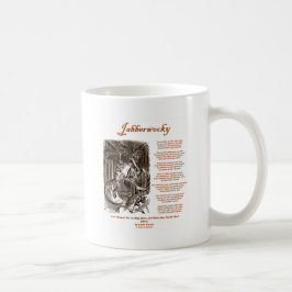 Jabberwocky Poem van Lewis Carroll (Zwarte Adder) Koffiemok