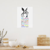 Jabberwocky Poster (Keuken)