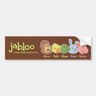 Jabloo Brown Bumpersticker