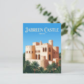 Jabreen Kasteel Oman Briefkaart (Staand voorkant)