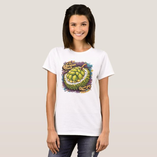 Jabuticaba Overvloed van Verse Fruit Adorning T-shirt (Voorkant volledig)