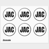 JAC - Jackson Hole Classic ronde Sticker (Vel)