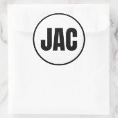 JAC - Jackson Hole Classic ronde Sticker (Tas)