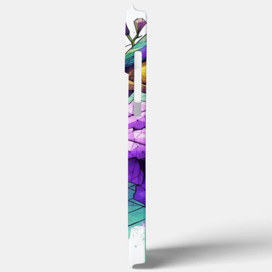 Jacaranda bloem telefoonhoesje Case-Mate iPhone case (Achterkant / Links)