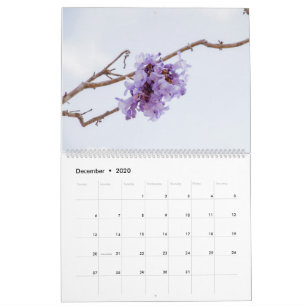 Jacaranda Bloemenkalender Kalender