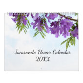 Jacaranda Bloemenkalender Kalender (Hoes)