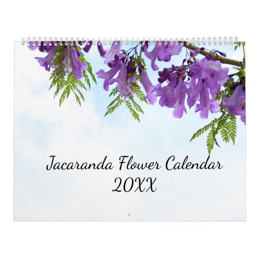 Jacaranda Bloemenkalender Kalender (Hoes)