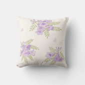 Jacaranda Bloesem Australische Bloemenkussen Kussen (Voorkant)
