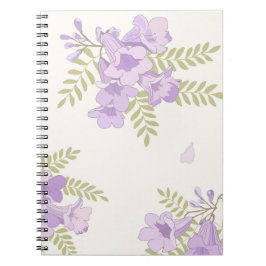 Jacaranda Bloesems Australisch Bloemennotebook Notitieboek